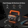 Flashfish P66A 200W Solar Generator, Portable Power Station Battery Pack with AC/USB/DC Output