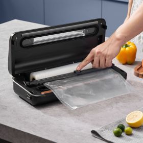 Vacuum Sealer Machine, 80Kpa 120W Powerful Compact Food Sealer, 7-in-1 Multi-Functional Food Vacuum Sealer