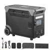 Portable Power Station, 3600W 3840Wh Power Station Solar Generator with 10 Output Ports & Adjustable Input Power