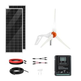 12V 400W Solar Wind Power Kit