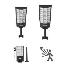 8000W Solar Street Lights Outdoor, 450000LM, Commercial Parking Lot Lights Dusk to Dawn, LED Flood Security Lamp with Motion Sensor
