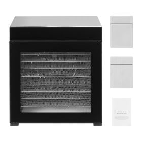 Food Dehydrator Machine, 10 Stainless Steel Trays, 1000W Electric Food Dryer with Adjustable Temperature & 24-Hour Timer