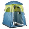 Camping Shower Tent, 1 Room, Portable Privacy Tent Changing Room with Shower Bag, Ground Stakes, Ropes, Carry Bag, and Support Poles