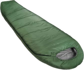 20Â°F Cold Weather Mummy Sleeping Bag, 82 Inches x 33 Inches, Olive Green