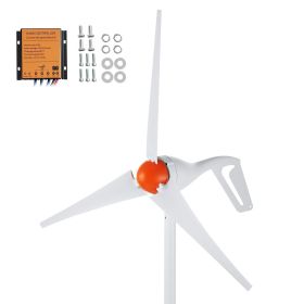 500W Wind Turbine Generator, 24V Wind Turbine Kit, 3-Blade Wind Power Generator with MPPT Controller
