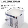 Food Dehydrator Machine, 10 Stainless Steel Trays, 1000W Electric Food Dryer with Digital Adjustable Timer & Temperature for Jerky, Herb, Meat, Beef