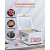Chamber Vacuum Sealer, DZ-260A 6.5 m³/h Pump Rate, Excellent Sealing Effect with Automatic Control, 110V Kitchen Packaging Machine for Fresh Meats