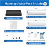64-Piece Food Vacuum Sealer Starter Kit with 50 Bags 7 Rolls, Complete Vacuum Sealing System for Airtight Food Storage