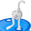 Drum Pump, 6.5 GPM Flow, Rotary Barrel Pump Hand Crank, Fits 5 to 55 Gallon Drums with 3-Section Suction Tube Assembly and Hose