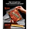 Chamber Vacuum Sealer, 320W Sealing Power, Vacuum Packing Machine for Wet Foods, Meats, Marinades and More, Compact Size with 12.6 in Sealing Length