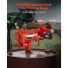 Fuel Transfer Pump 110V, 20 GPM 76 L/min, AC Electric Oil Transfer Pump, with Auto Shut-Off Fuel Nozzle & Discharge Hose, High Flow Kit for Gasoline