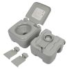 20L Portable Removable Flush Toilet with Double Outlet(Same as 44809271)