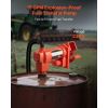 Fuel Transfer Pump 110V, 15 GPM 57 L/min, AC Electric Oil Transfer Pump, 8 ft/2.4 m Max Suction Lift, 37 ft/11.28 m Max Lift, Overheat Protection