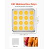 Food Dehydrator Machine, 12 Stainless Steel Trays, 850W Electric Food Dryer with Adjustable Temperature & 24-Hour Timer