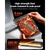 Chamber Vacuum Sealer, DZ-260A 6.5 m³/h Pump Rate, Excellent Sealing Effect with Automatic Control, 110V Kitchen Packaging Machine for Fresh Meats