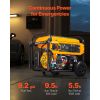 Portable Generator, Gasoline 13500W Peak Watt, LPG 12000W Peak Watt & Natural Gas 11000W Peak Watt Tri-Fuel Generator