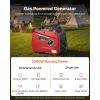 Inverter Generator, 3000W Peak Watt Quiet Inverter Generator, Portable Inverters Generators for Home Use, Gas Powered