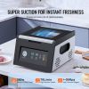 Chamber Vacuum Sealer, 380W Vacuum Pump Power, Vacuum Packing Machine for Wet Foods, Meat, Compact Design with 11.5" Sealing Length