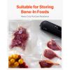 Vacuum Sealer Bags, 2 Rolls 11 In x 50 Ft, Non-BPA Food Grade Seal A Meal Bags, Customizable Freezer-friendly Vac Sealing Bag for Food Saver