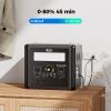 2000W Portable Power Station, 1536Wh LiFePO4 Battery Pack with 4000W Surge, AC Fast Charge,1.5H Full charged, LED Flashlight - Solar Generator for RV