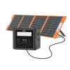 2000W Portable Power Station, 1536Wh LiFePO4 Battery Pack with 4000W Surge, AC Fast Charge,1.5H Full charged, LED Flashlight - Solar Generator for RV