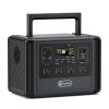 FF Flashfish 1200W Portable Power Station, 968Wh LiFePO4 High-capacity Solar Generator, Power Battery Backup With 4*AC Outputs And 6*USB Outputs