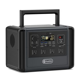 FF Flashfish 1200W Portable Power Station, 968Wh LiFePO4 High-capacity Solar Generator, Power Battery Backup With 4*AC Outputs And 6*USB Outputs (Output: 1200W Solar Generator)