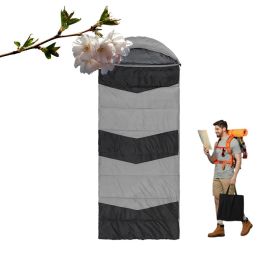 Lightweight Sleeping Bag with USB Powered Heating Pads for Hiking (Color: Gray & Black, Type: Sleeping Pad)