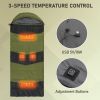 Lightweight Sleeping Bag with USB Powered Heating Pads for Hiking
